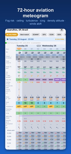Meteogram